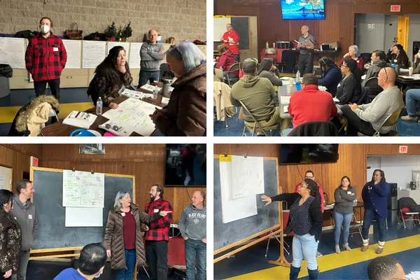 Pictures from Reversing Runaway Inequality Workshop