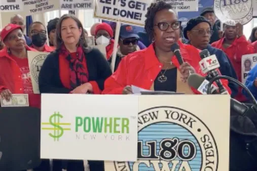 CWA Local 1180 Equal Pay Day Rally