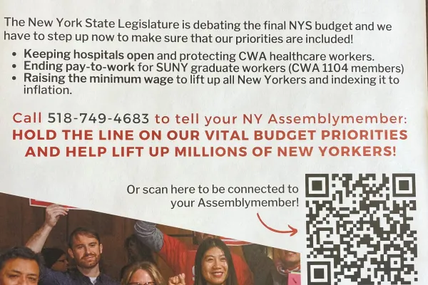 CWA Call In Day of Action, April 12, 2023 