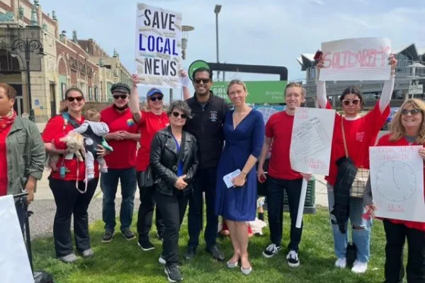 CWA TNG 31003 rally in Asbury Park, NJ