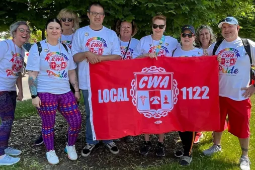 CWA 1122 Pride parade