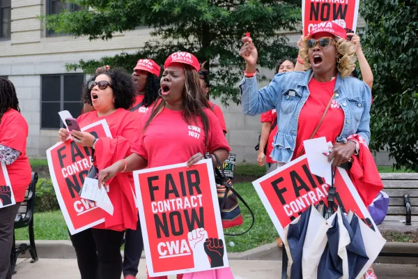 CWA Local 1037 rallying for a fair contract