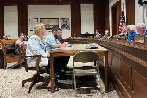IUE-CWA 201 President testifying