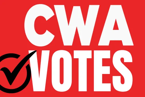 CWA Votes graphic