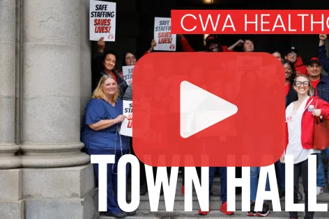 Healthcare worker town hall