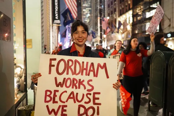Fordham GSW rally 2024