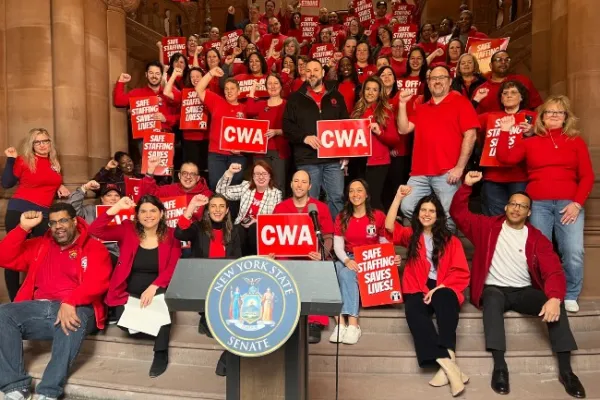 CWAers rally for healthcare funding in New York
