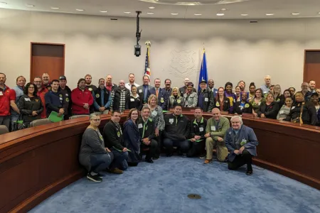 CWA Local 1298 lobbying at the Connecticut state house in Hartford