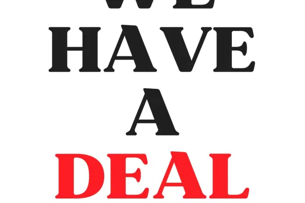 Graphic by Conde Nast Union saying "We have a deal"