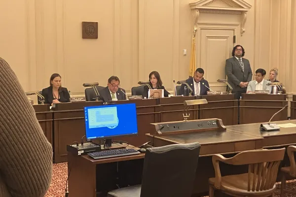 NJ Senate Committee Testimony