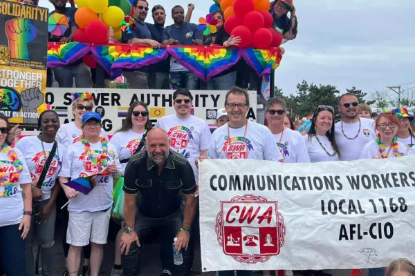 CWA locals at 2024 Buffalo Pride Parade 