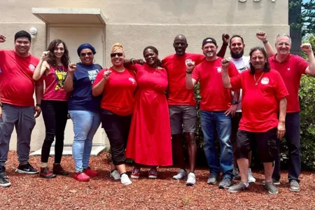 CWA Local 1033 and 1040 members organizing with CWA District 3 in Florida
