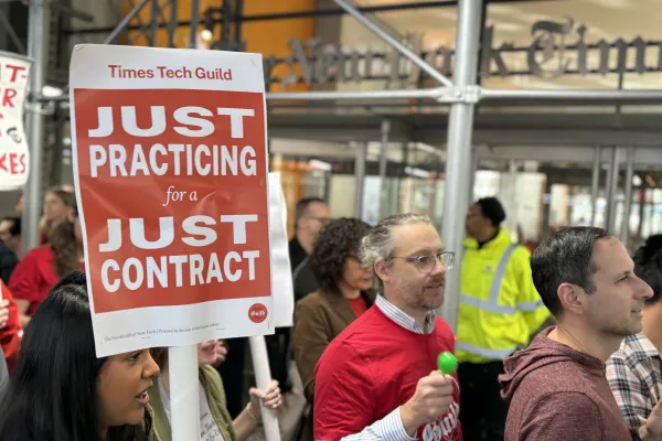 Walkout at the New York Times