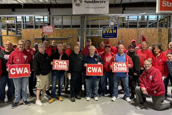 CWA Day of Action for Chris Ryan for NY State Senate