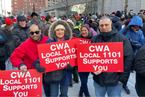 CWAers say no cuts to the federal workforce