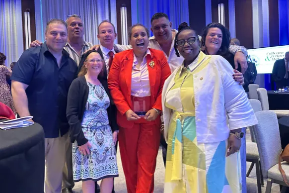 NewsGuild-CWA President Susan DeCarava