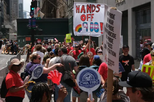CWA Local 1180 Trevor Project 988 Rally