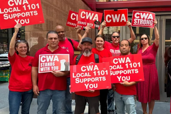 CWA Local 1101 supporting Postal Workers