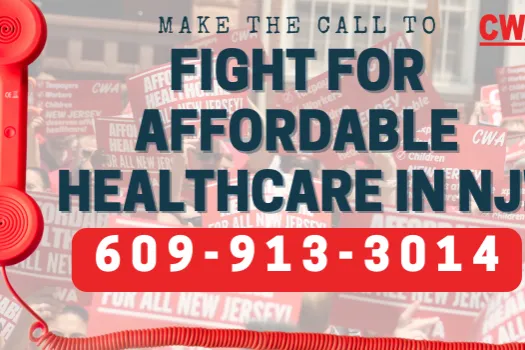 CWA fighting for affordable healthcare in NJ
