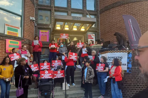 CWA Local 1180 NDWA rally