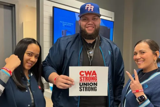 Mobilizing for a contract at ATT Mobility