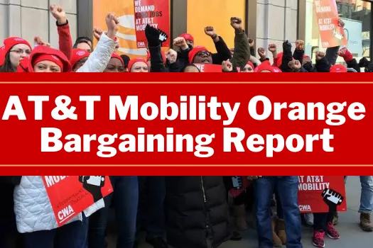 AT&T Mobility Orange Bargaining Report Graphic