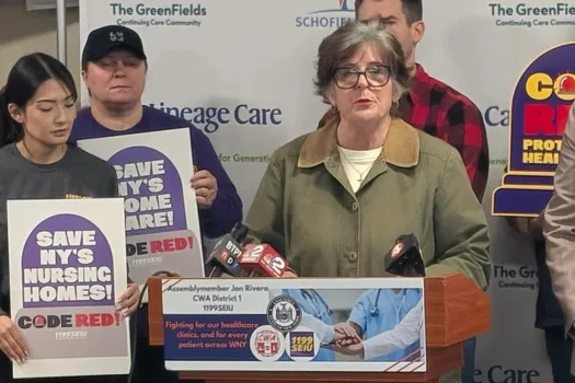 Western NY press conference on hospital funding, tax fairness