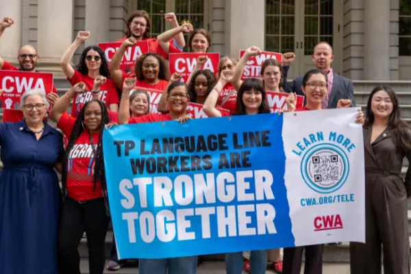 CWA Language Line Workers Press Conference