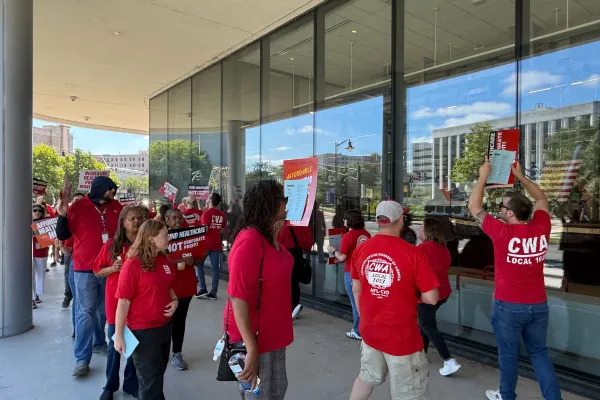 CWA at State Health Benefits Commission Meeting