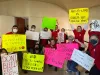 CWA Local 1104 GSEU members rally to end mandatory fees