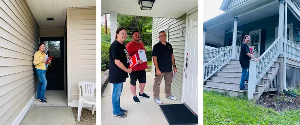 Pictures of CWA Local 1120 Canvassing in Hudson Valley