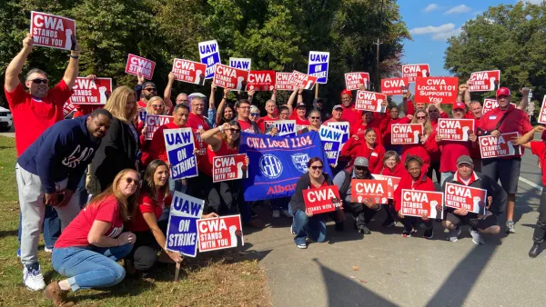 CWA at UAW picket line in Tappan, NY