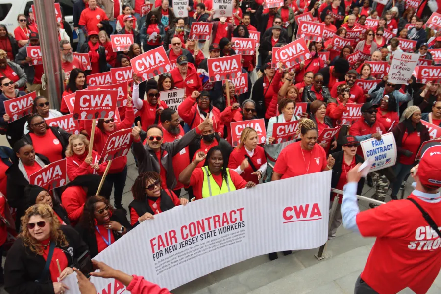 CWA NJ State Worker mobilization