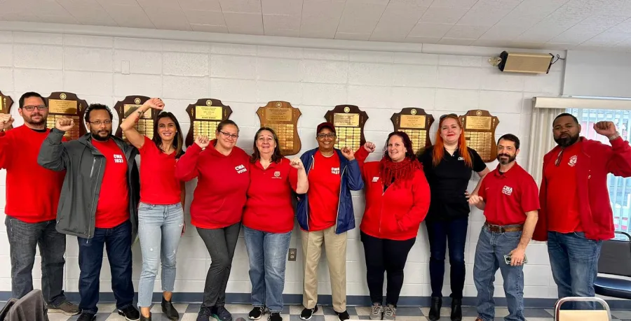 NJ CWA members getting out the vote