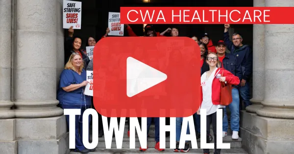 Healthcare worker town hall