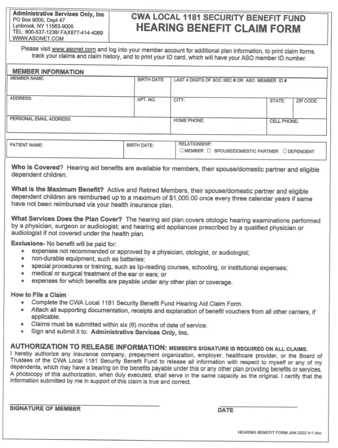 cwa_local_1181_security_benefit_fund_hearing_benefit_claim_form