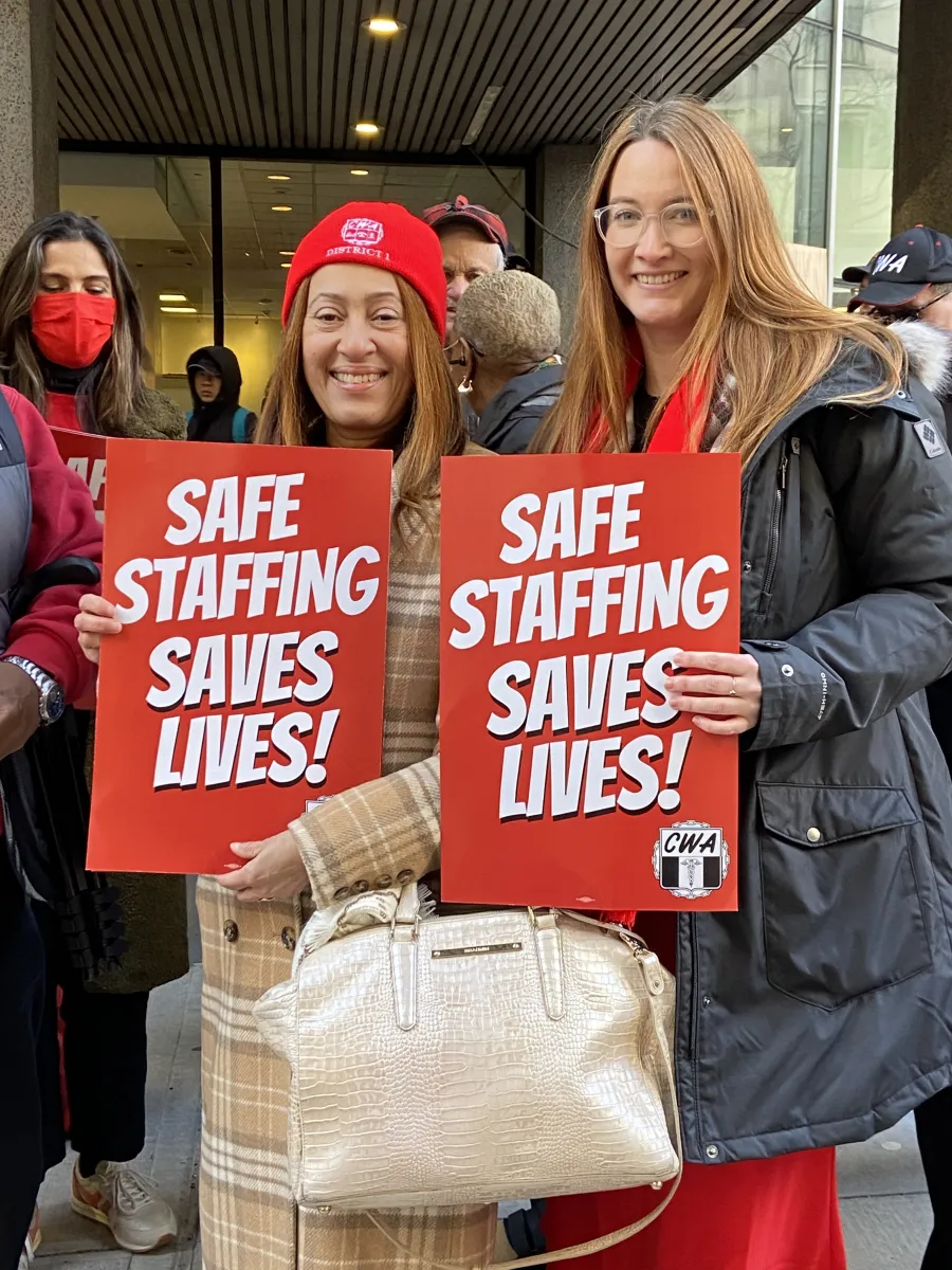 CWA Safe Staffing Saves Lives