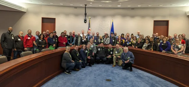 CWA Local 1298 lobbying at the Connecticut state house in Hartford