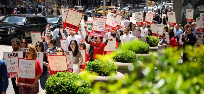 The NewsGuild-CWA workers at the Wall St Journal
