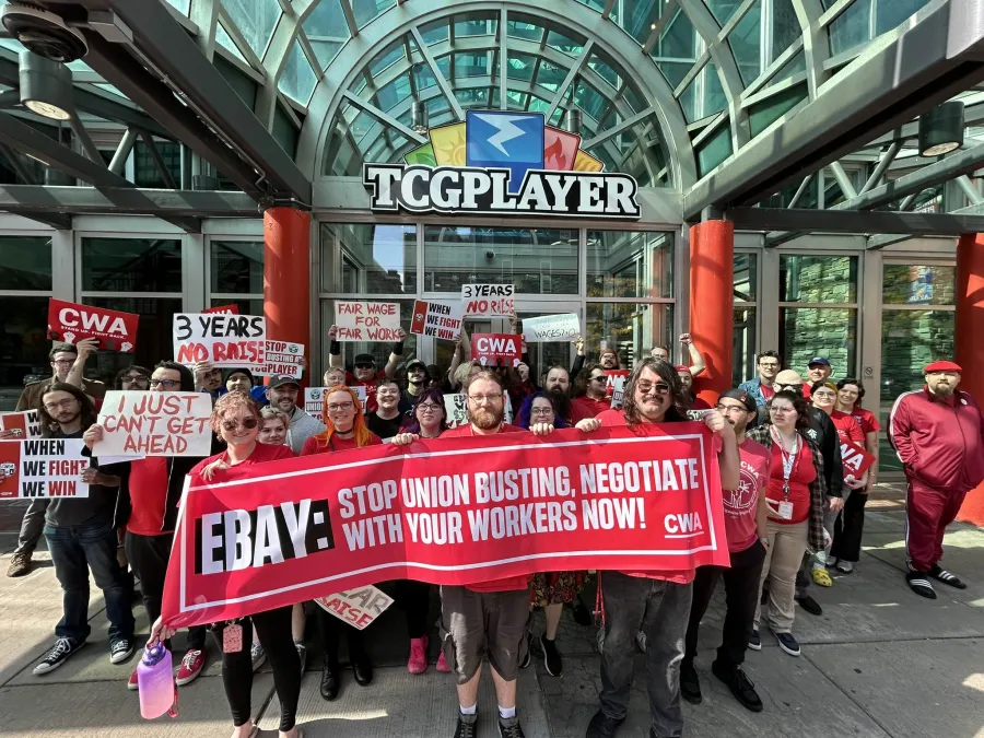 eBay TCGplayer workers fight for a fair contract