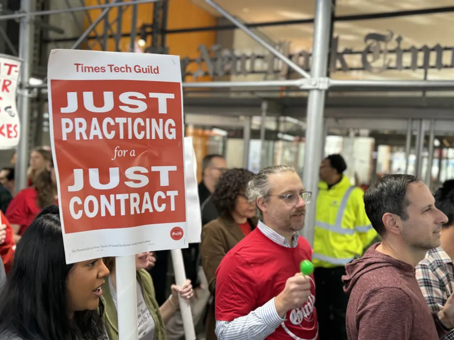 Walkout at the New York Times