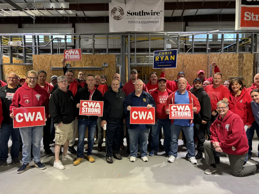 CWA Day of Action for Chris Ryan for NY State Senate