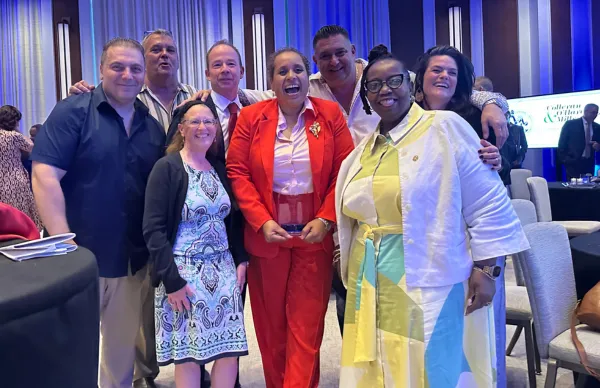 NewsGuild-CWA President Susan DeCarava
