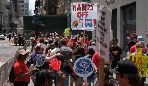 CWA Local 1180 Trevor Project 988 Rally
