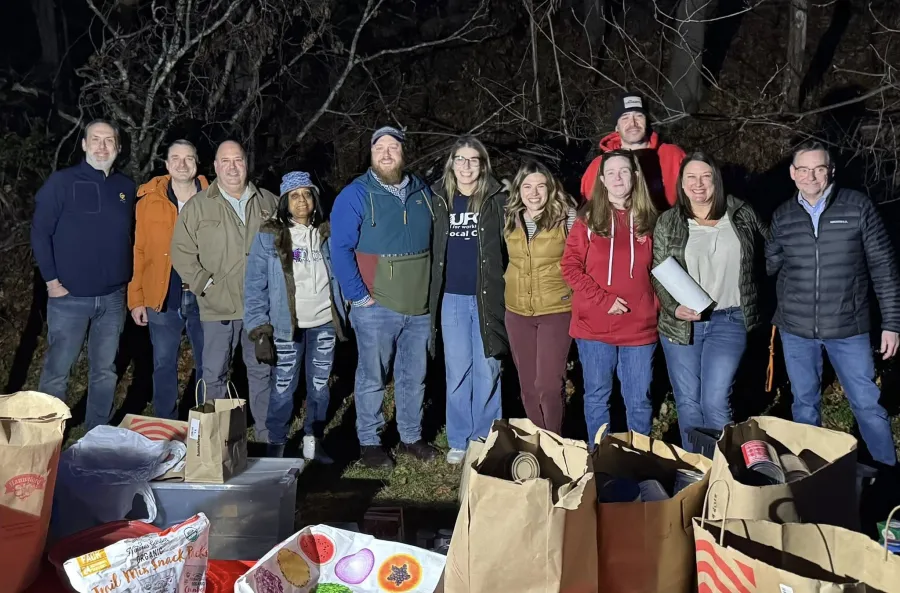 CWA 1120 Food Drive - Photo from Yvette Valdes Smith