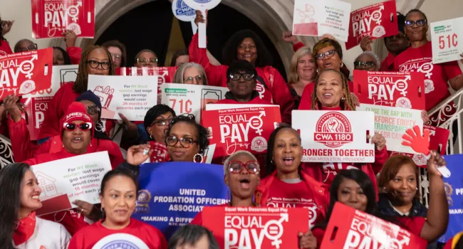 CWA Local 1180 Equal Pay Day