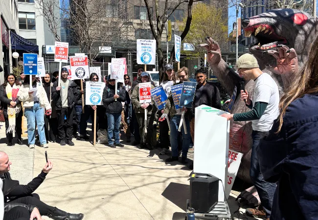 NewsGuild-CWA members on strike at ProPublica