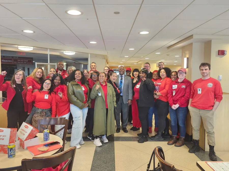 CWA members lobbying in New Jersey
