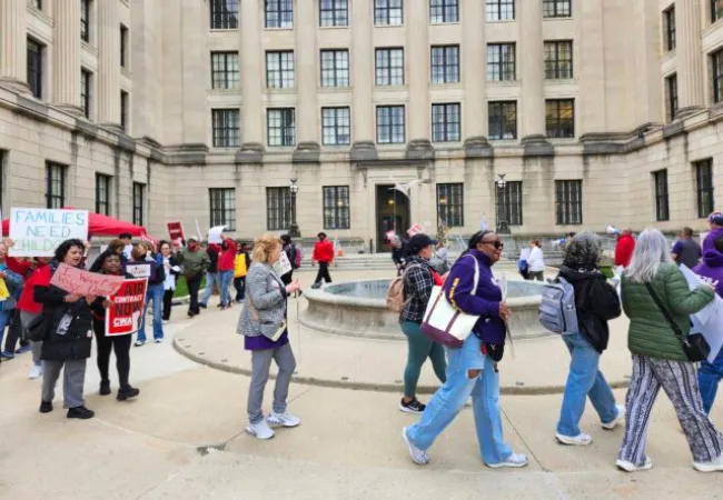 CWA Local 1037 Day Without Childcare