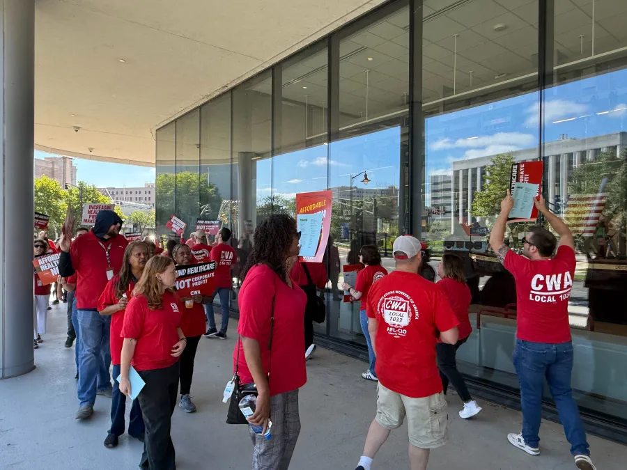CWA at State Health Benefits Commission Meeting